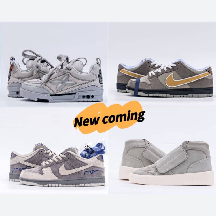 New Comings All Grey Sneakers